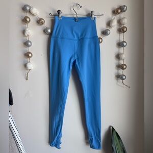Beyond Yoga Kate Spade Blue Leggings